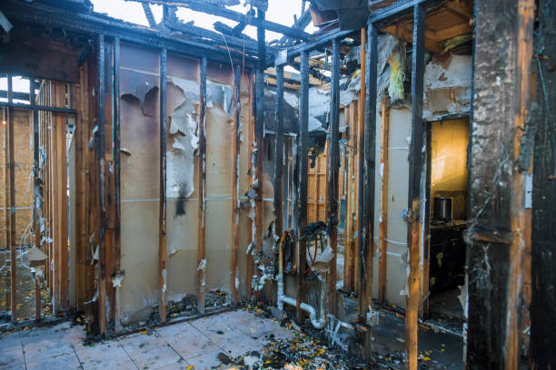 Professional Emergency Fire Cleanup technician working in Durham, OR
